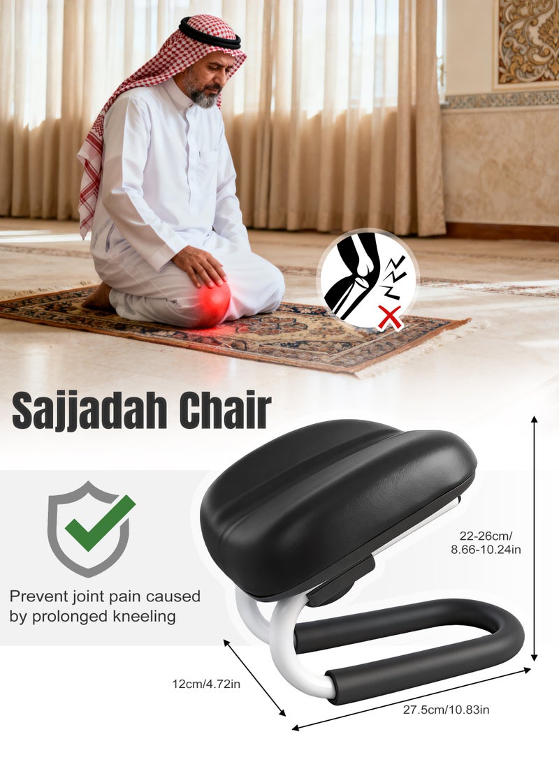 Necomi Prayer Chair, Kneeling Meditation Stool, Height-Adjustable, Ergonomically Designed for Home Chapel Prayer and Meditation, Suitable for Home, Church and Travel Prayer Settings. - Image 3